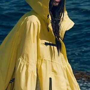 NWT - Free people Peek to peek Popover rain jacket size XS